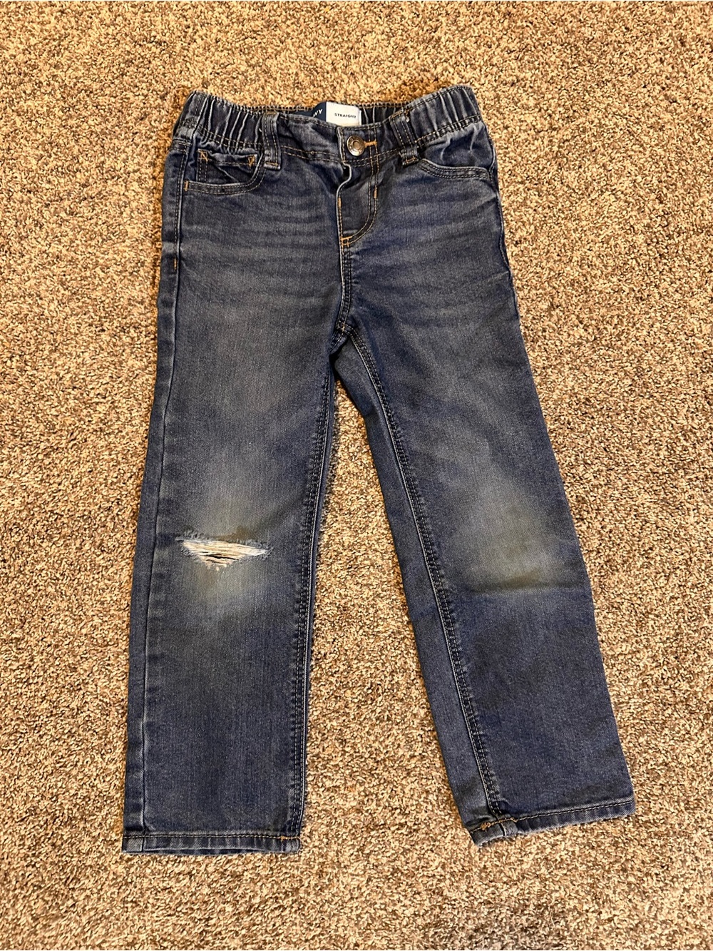 OshKosh B'gosh and Old Navy Boys Blue Distressed Jeans